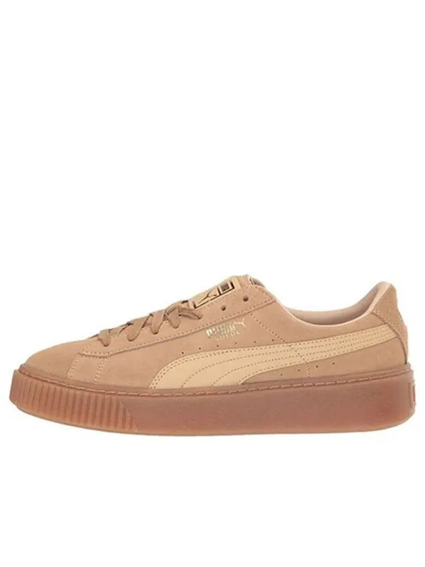 Кроссовки suede platform 'brown' Puma — изображение 1 из 4, коричневый