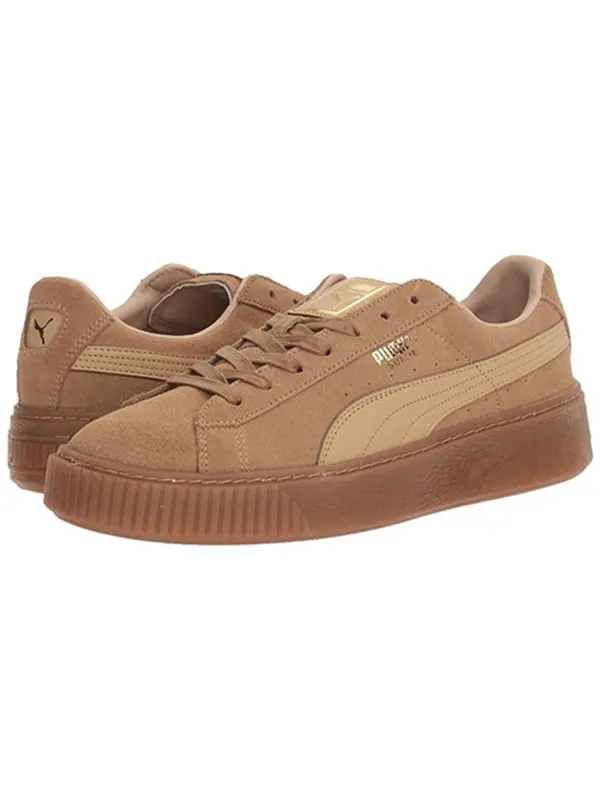 Кроссовки suede platform 'brown' Puma — изображение 3 из 4, коричневый