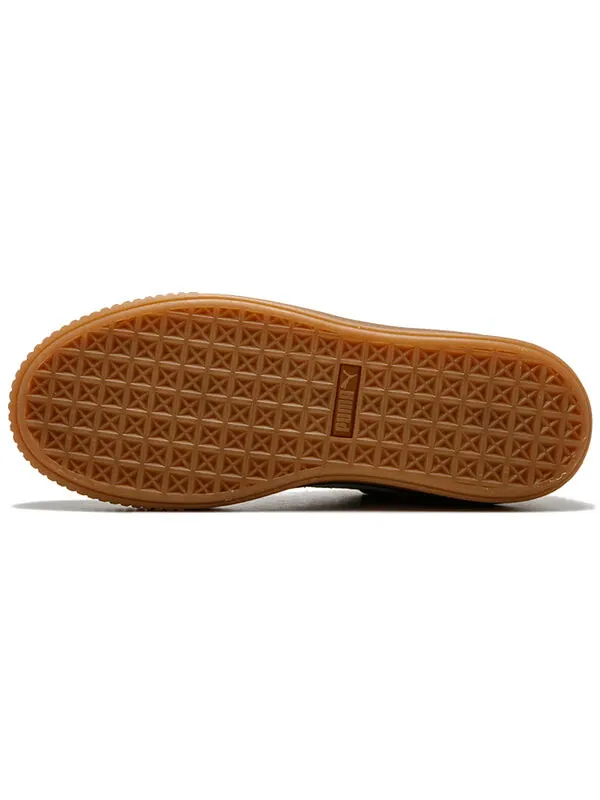 Кроссовки suede platform 'black gum' Puma — изображение 4 из 4, черный/белый