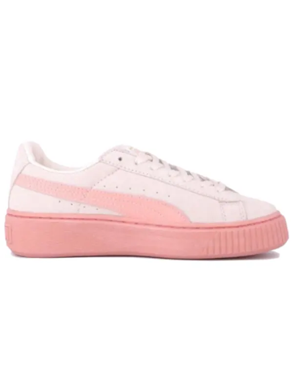 Кроссовки suede platform 'pink' Puma — изображение 2 из 4, розовый
