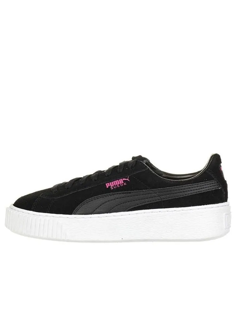 Кеды PUMA Suede Platform Jr Casual Shoes Black — изображение 1 из 6, черный