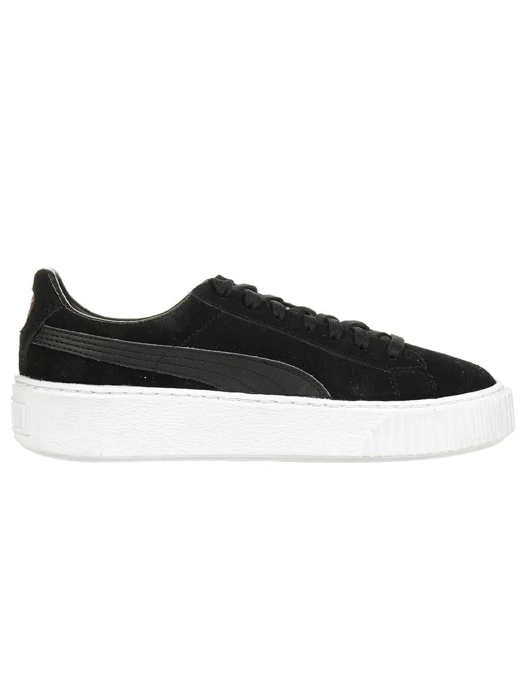 Кеды PUMA Suede Platform Jr Casual Shoes Black — изображение 3 из 6, черный