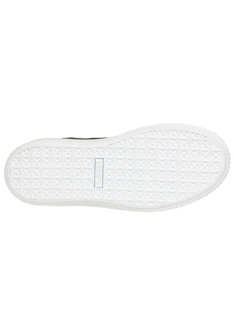 Кеды PUMA Suede Platform Jr Casual Shoes Black — изображение 6 из 6, черный