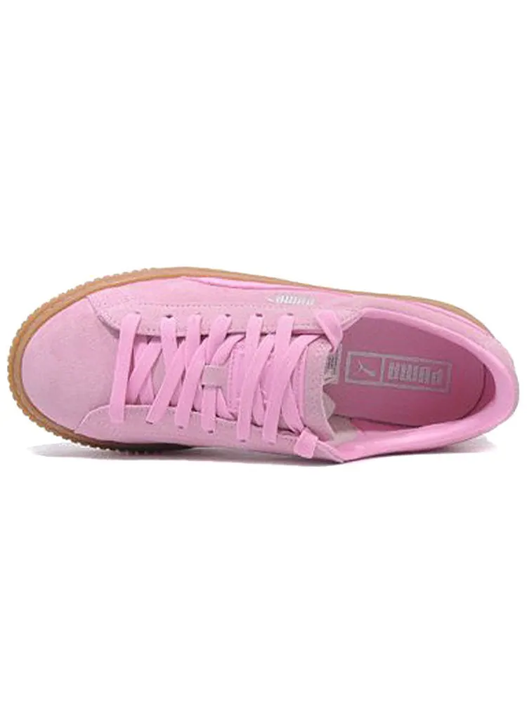 Кеды PUMA Suede Platform Junior Pink — изображение 3 из 4, розовый