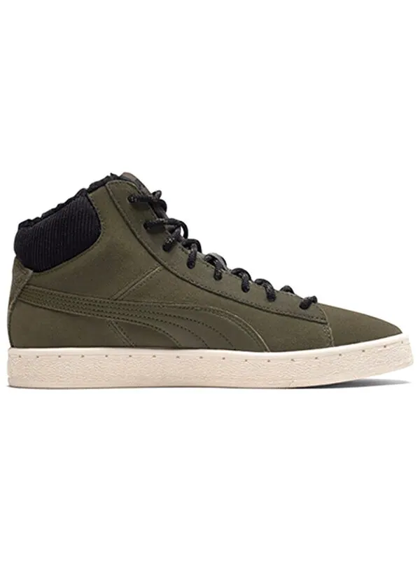 Кроссовки 1948 mid corduroy 'olive green black' Puma — изображение 2 из 4, оливковый зеленый/черный