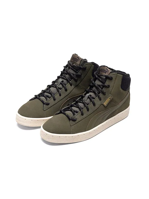 Кроссовки 1948 mid corduroy 'olive green black' Puma — изображение 3 из 4, оливковый зеленый/черный