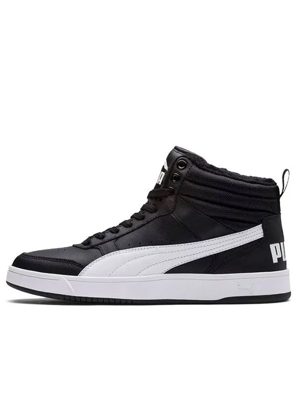 Кроссовки rebound street v2 fur 'black white' Puma — изображение 1 из 4, черный/белый