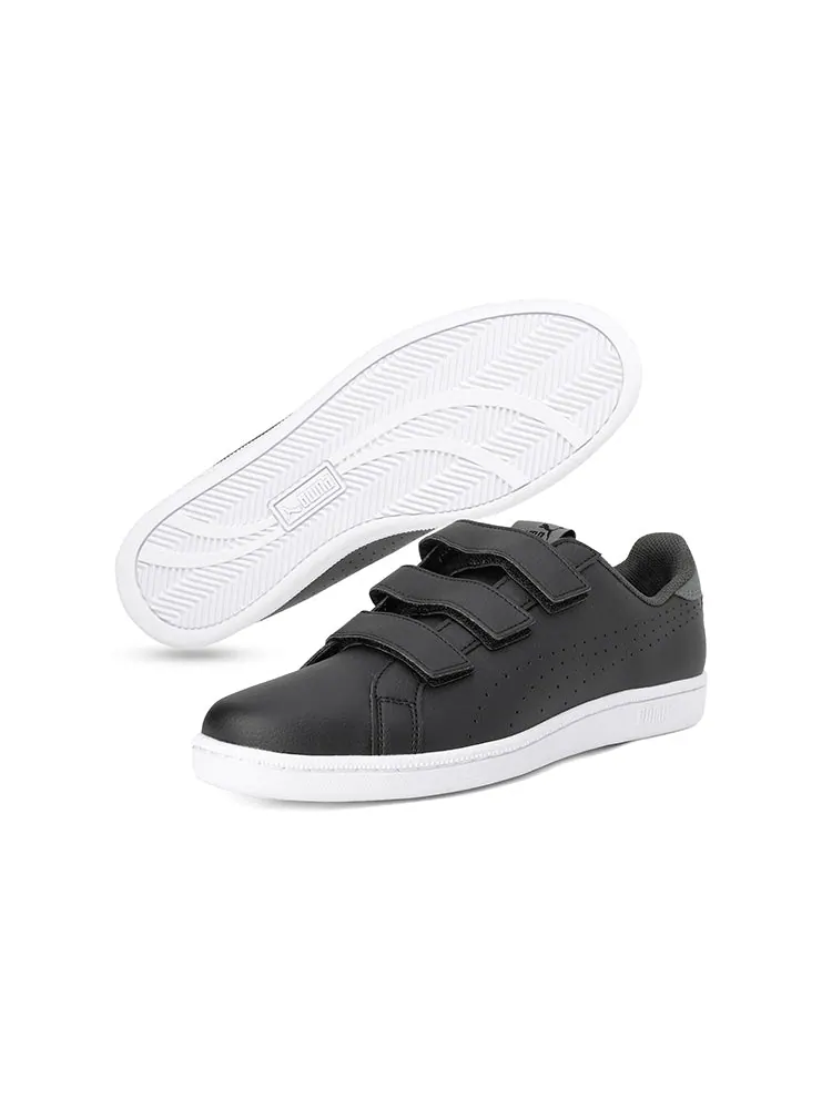 Кеды PUMA Smash Velcro Black Unisex — изображение 5 из 6, черный