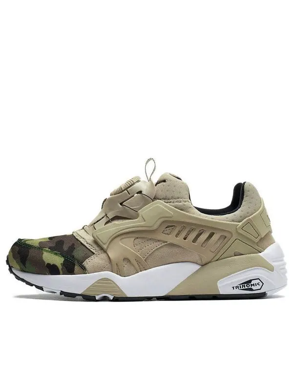 Кроссовки disc blaze camo 'gray white' Puma — изображение 1 из 4, серый/белый