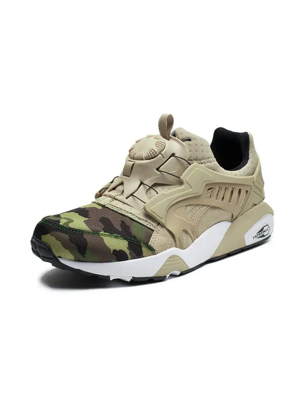 Кроссовки disc blaze camo 'gray white' Puma — изображение 2 из 4, серый/белый