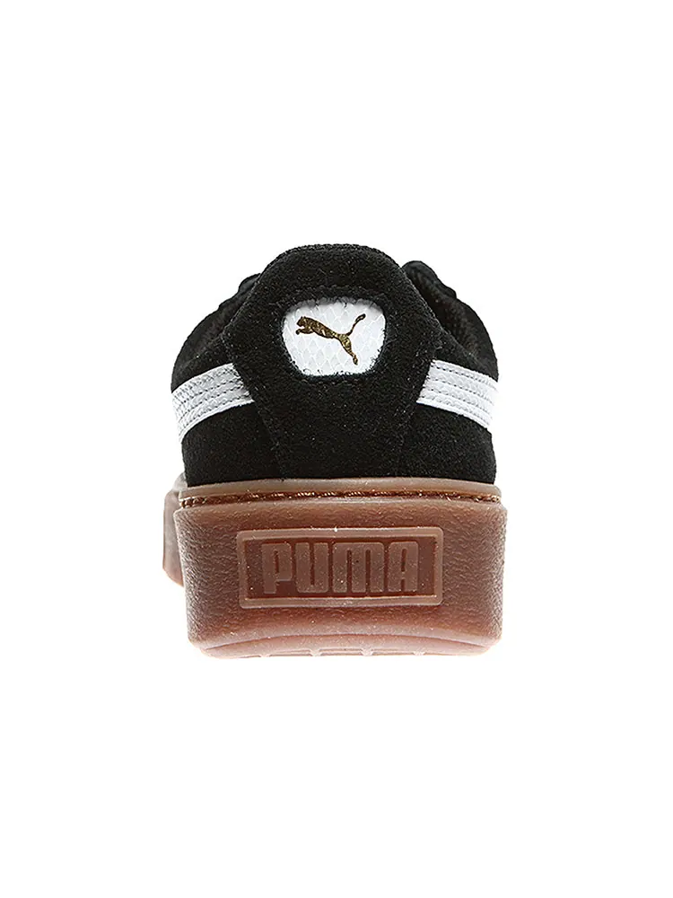 Кеды PUMA Suede Platform Sneakers 'Black Brown' — изображение 3 из 4, черный