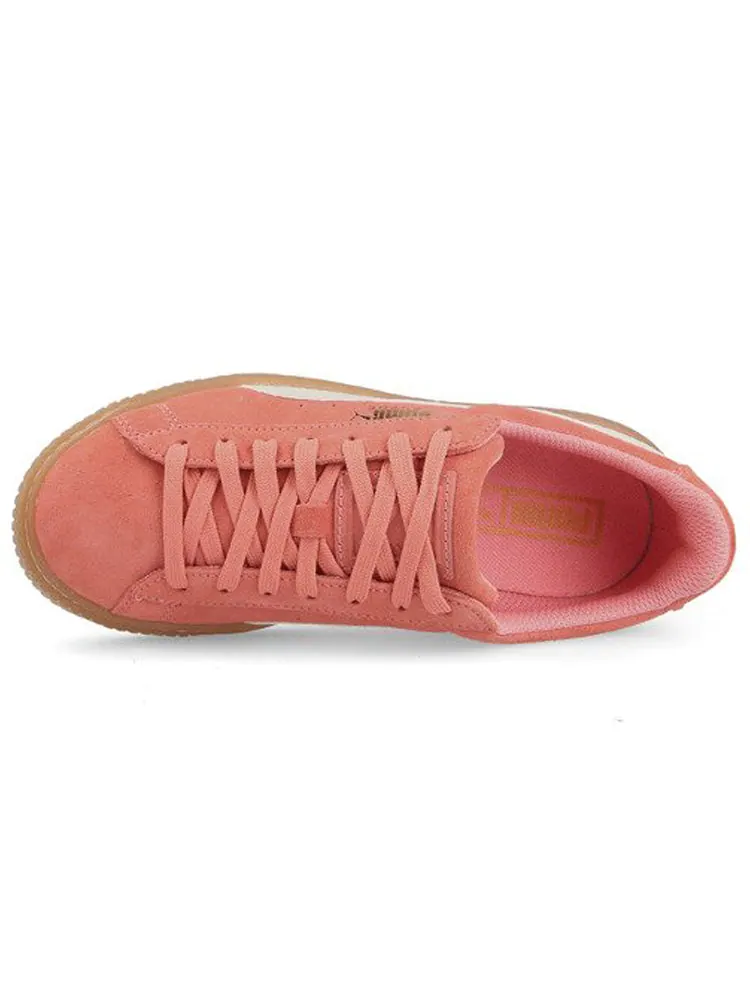 Кеды PUMA Suede Platform Pink/White — изображение 3 из 4, белый