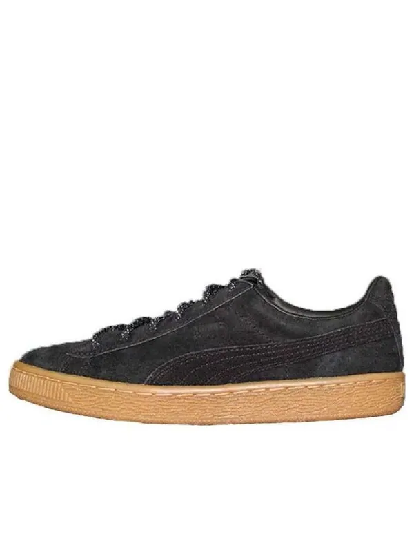 Кроссовки basket classic winterized 'black gum' Puma — изображение 1 из 4, черный
