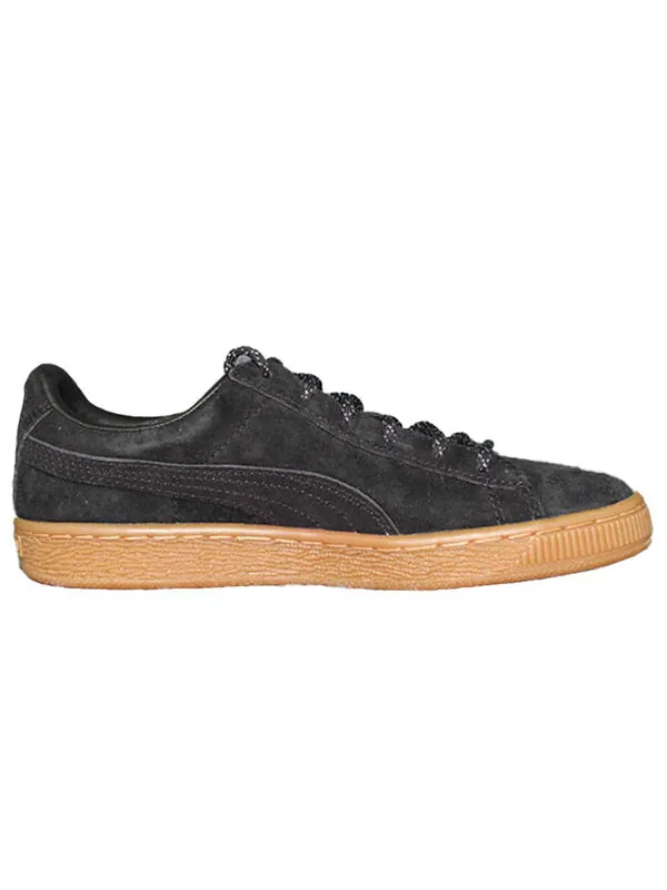 Кроссовки basket classic winterized 'black gum' Puma — изображение 2 из 4, черный