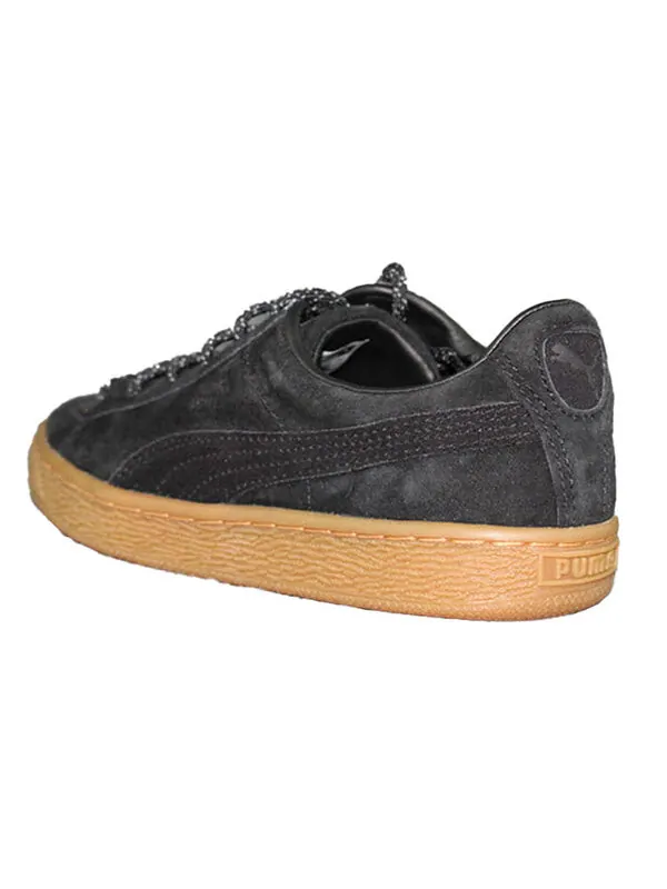 Кроссовки basket classic winterized 'black gum' Puma — изображение 4 из 4, черный