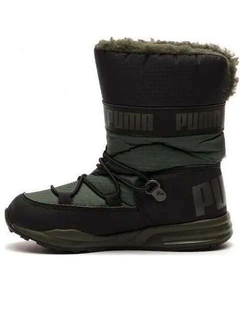 Кроссовки trinomic boot 'olive green' Puma — изображение 1 из 4, черный