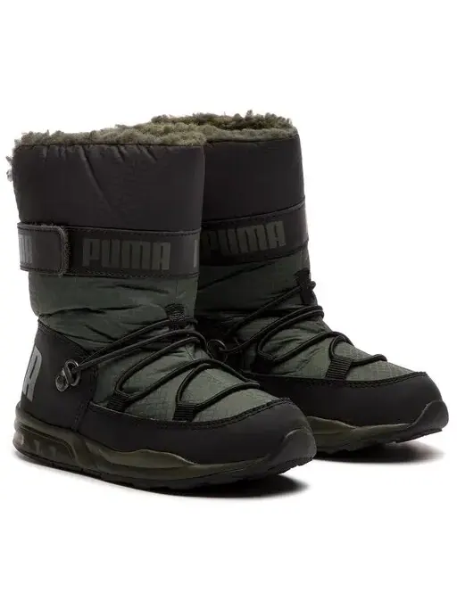 Кроссовки trinomic boot 'olive green' Puma — изображение 3 из 4, черный