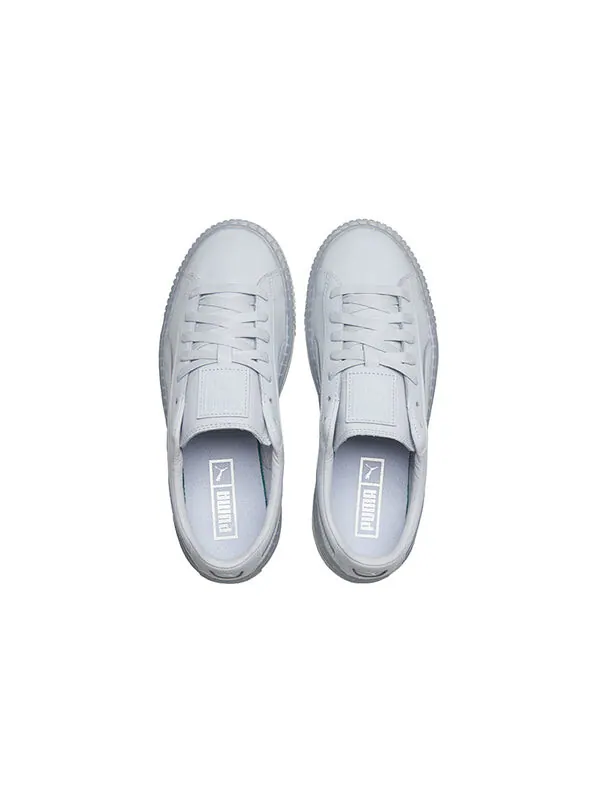 Кроссовки basket platform core light blue/silvery low board shoes Puma — изображение 4 из 4