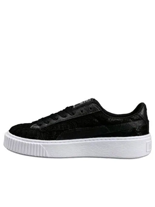 Кроссовки basket platform fo 'black' Puma — изображение 1 из 4, черный