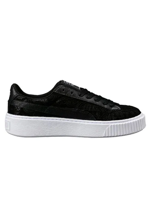 Кроссовки basket platform fo 'black' Puma — изображение 2 из 4, черный