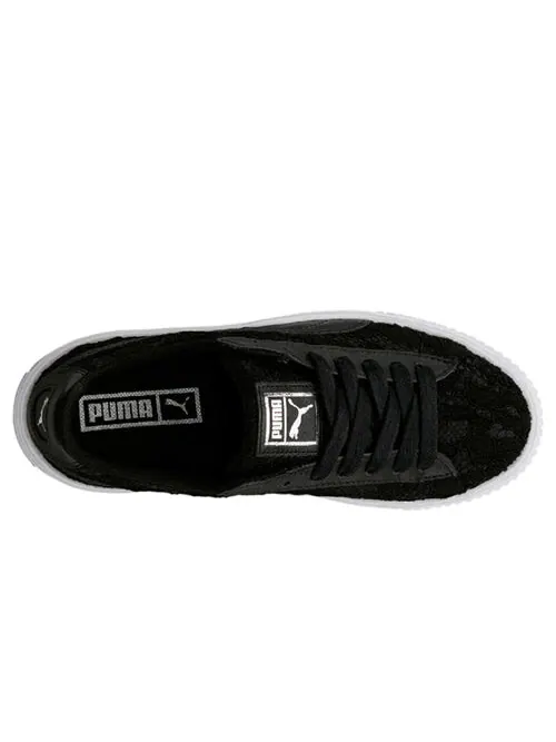 Кроссовки basket platform fo 'black' Puma — изображение 4 из 4, черный