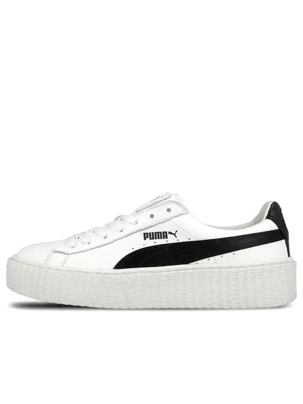 Кроссовки fenty x creeper 'white leather' Puma — изображение 1 из 4, черный/белый