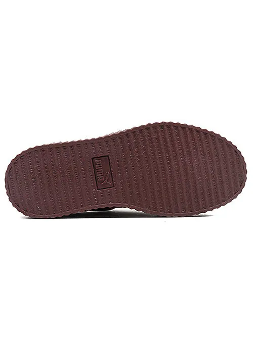 Кроссовки fenty x velvet creeper 'burgundy' Puma — изображение 4 из 4, красный/винный красный