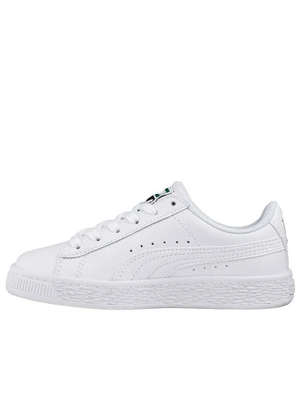 Кроссовки basket classic jr white Puma — изображение 1 из 4, белый