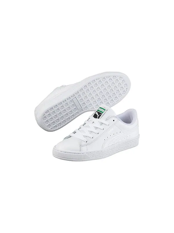 Кроссовки basket classic jr white Puma — изображение 3 из 4, белый