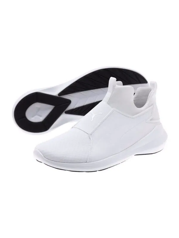Кроссовки rebel mid trainers white Puma — изображение 3 из 3, белый