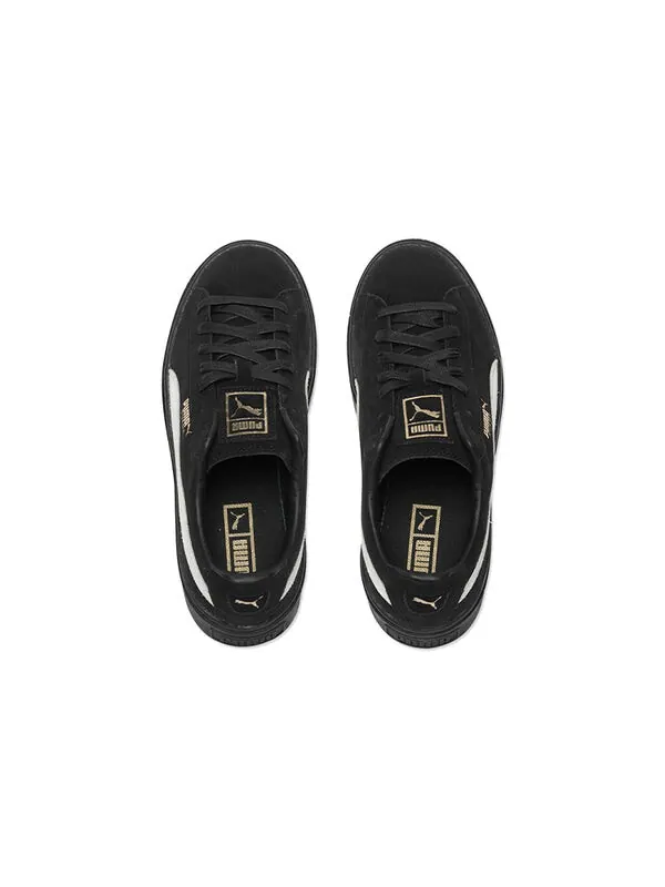 Кроссовки suede skate shoes 'black white' Puma — изображение 4 из 4, черный/белый