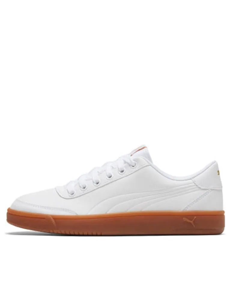 Кеды PUMA Court Breaker L Mono 'White Brown' — изображение 1 из 5, белый