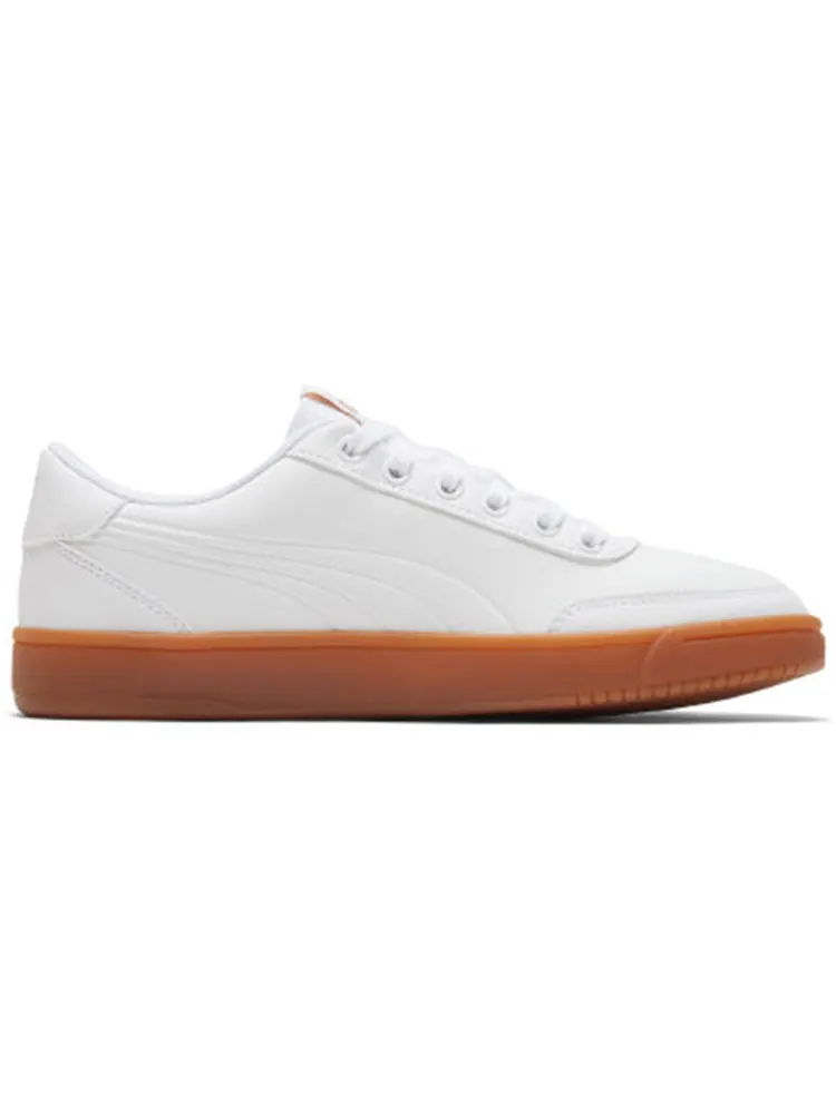 Кеды PUMA Court Breaker L Mono 'White Brown' — изображение 2 из 5, белый