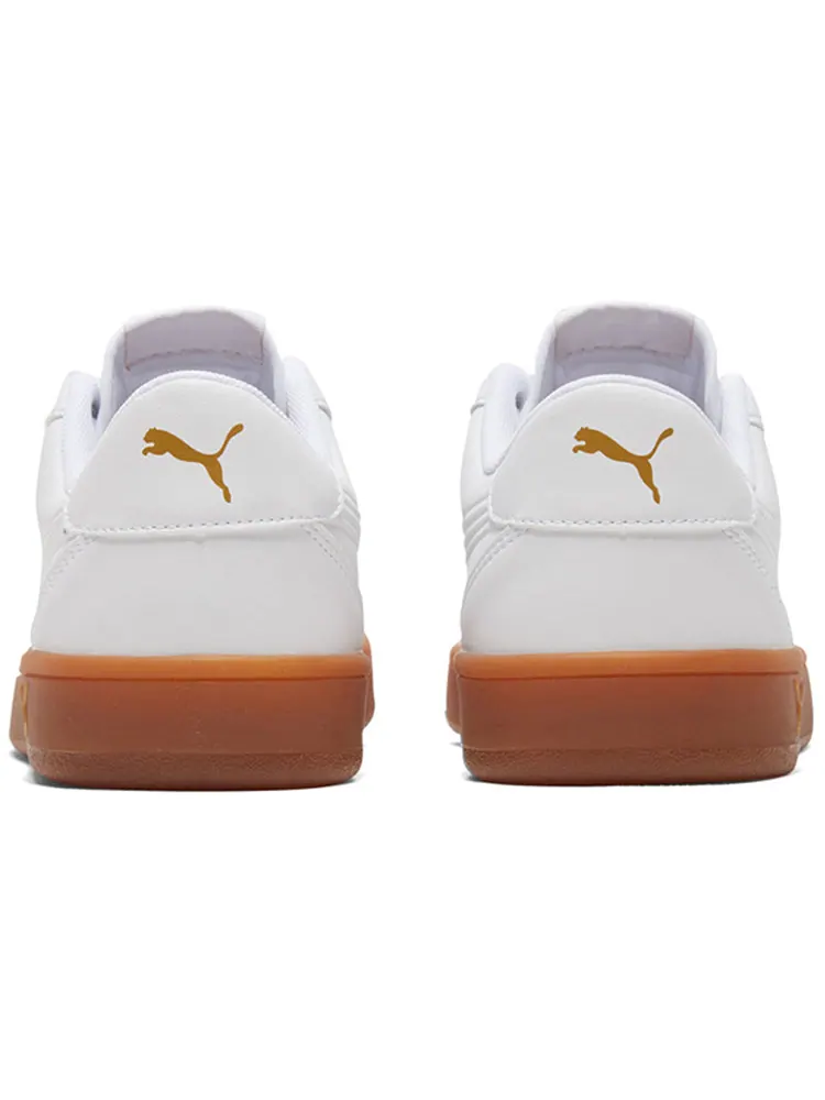 Кеды PUMA Court Breaker L Mono 'White Brown' — изображение 4 из 5, белый