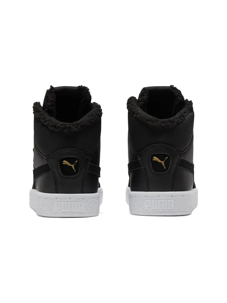 Кеды PUMA 1948 Mid Lfur Mid-Top Fleece Lined Casual Skate Shoes Unisex Black — изображение 4 из 4, черный