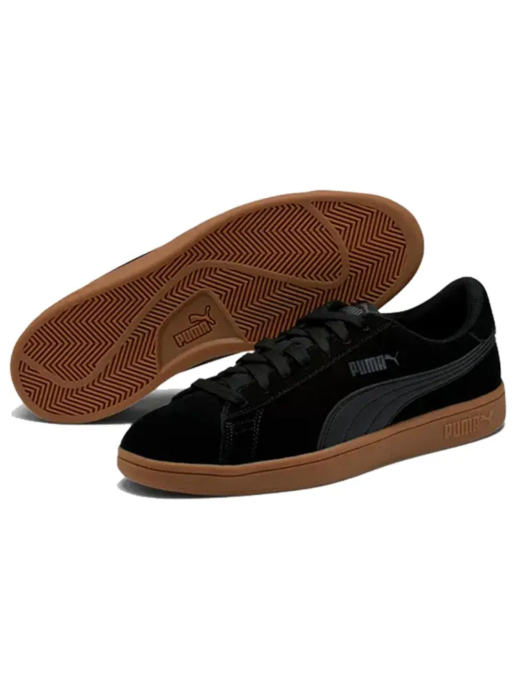 Кеды PUMA Smash V2 'Black Gum' — изображение 3 из 5, черный
