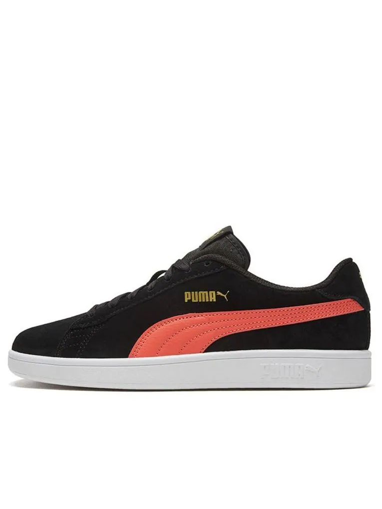 Кеды PUMA Smash V2 Retro Casual Skateboarding Shoes Unisex Black coral red — изображение 1 из 5, красный