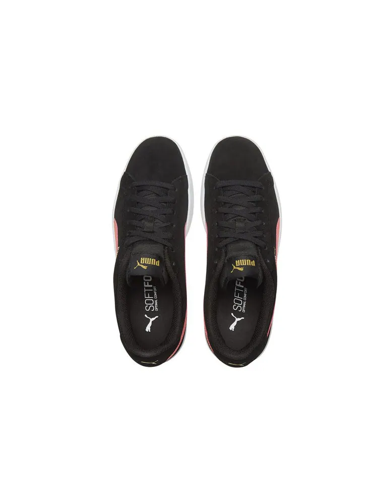 Кеды PUMA Smash V2 Retro Casual Skateboarding Shoes Unisex Black coral red — изображение 4 из 5, красный