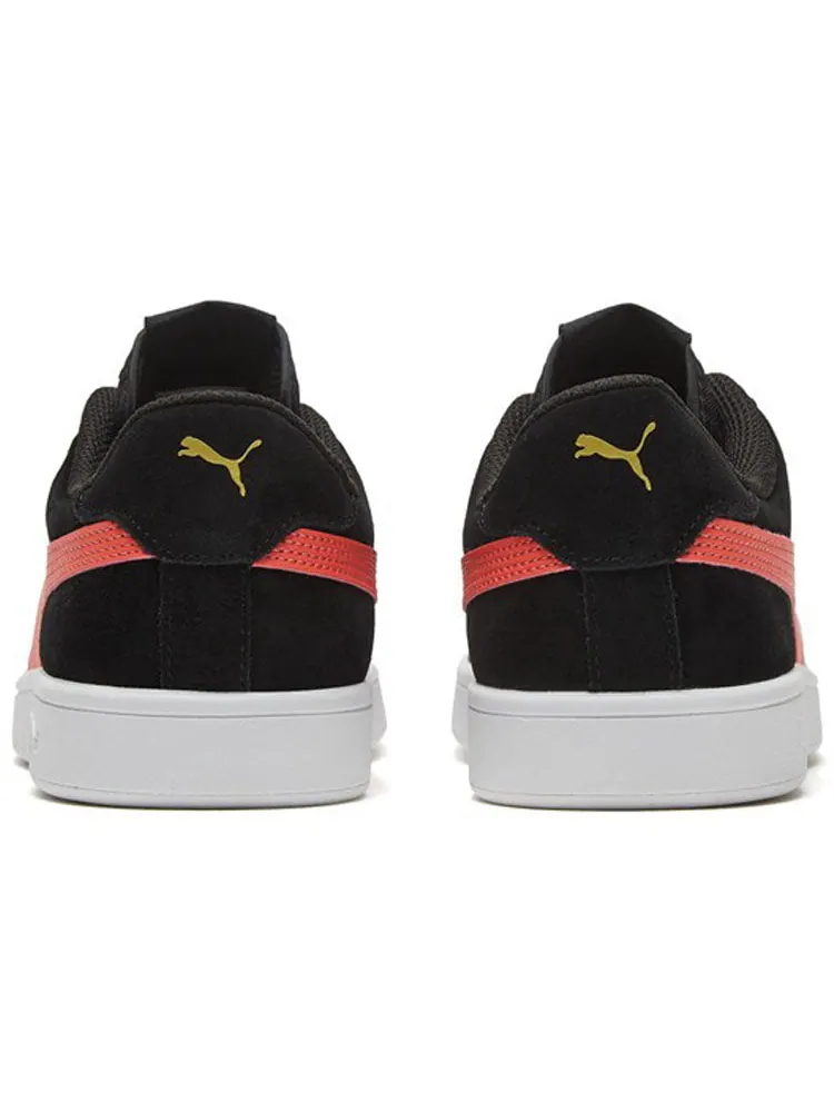Кеды PUMA Smash V2 Retro Casual Skateboarding Shoes Unisex Black coral red — изображение 5 из 5, красный