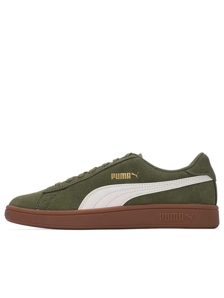 Кеды PUMA Unisex Smash V2 Sneakers Green — изображение 1 из 5, темный зеленый