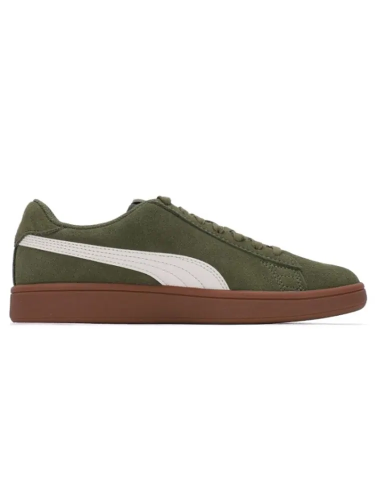 Кеды PUMA Unisex Smash V2 Sneakers Green — изображение 2 из 5, темный зеленый