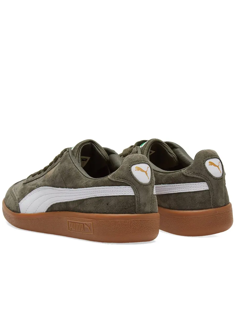 Кеды PUMA Unisex Smash V2 Sneakers Green — изображение 4 из 5, темный зеленый