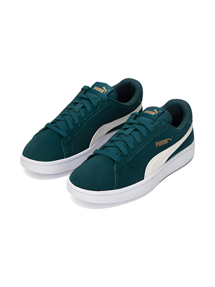 Кеды PUMA Smash v2 'Varsity Green' — изображение 3 из 5, зеленый