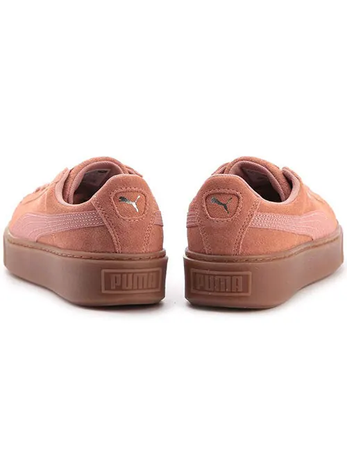 Кроссовки suede platform 'pink brown' Puma — изображение 3 из 4, розовый