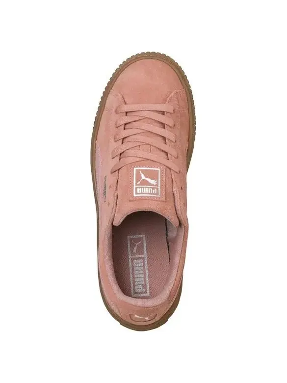 Кроссовки suede platform 'pink brown' Puma — изображение 4 из 4, розовый