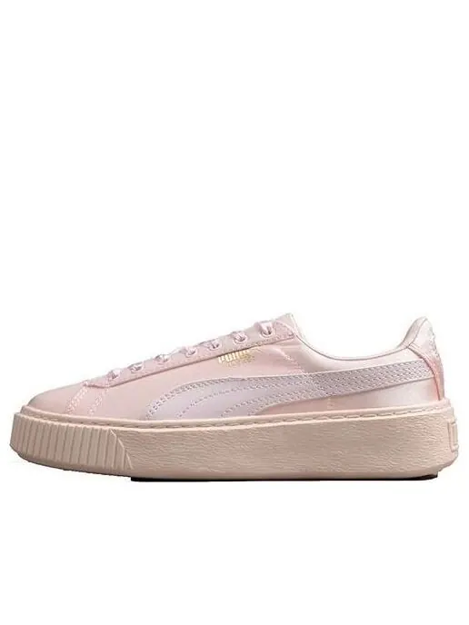Кроссовки basket platform tween 'pearl' Puma — изображение 1 из 4, розовый