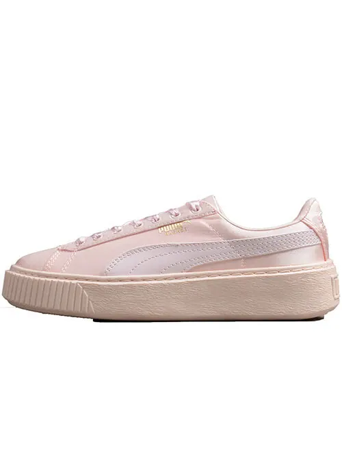 Кроссовки basket platform tween 'pearl' Puma — изображение 2 из 4, розовый