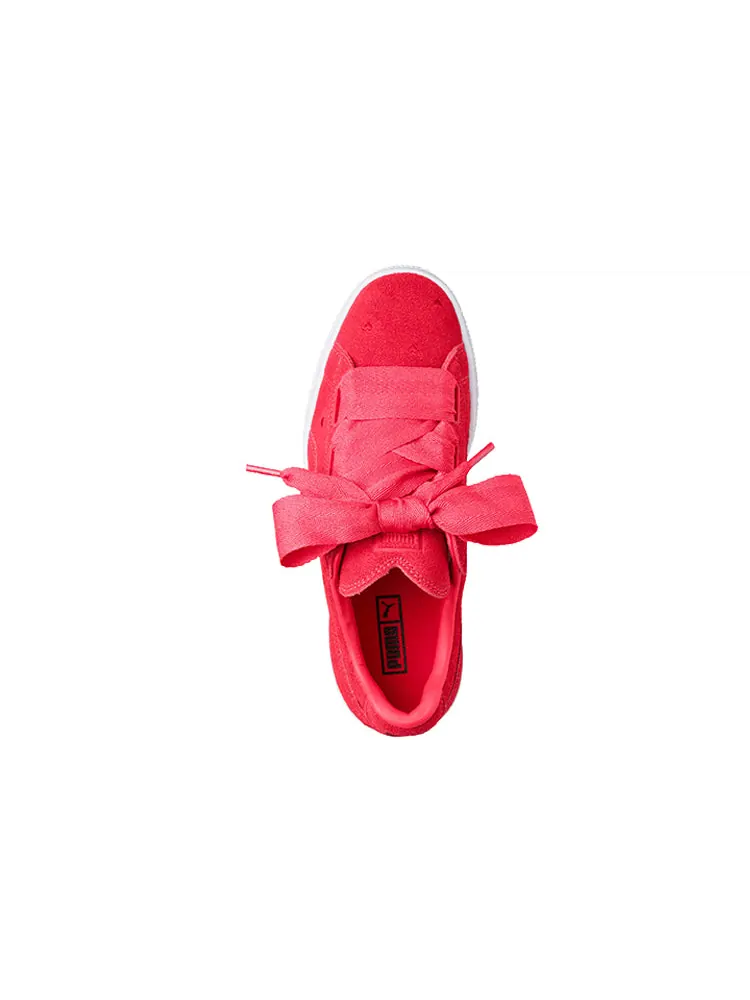 Кеды PUMA Suede Heart Valentine — изображение 3 из 5, розовый