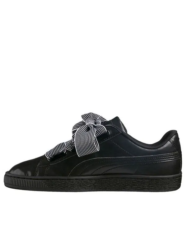 Кроссовки enzobasket heart black/gold Puma — изображение 1 из 4, черный/золотистый