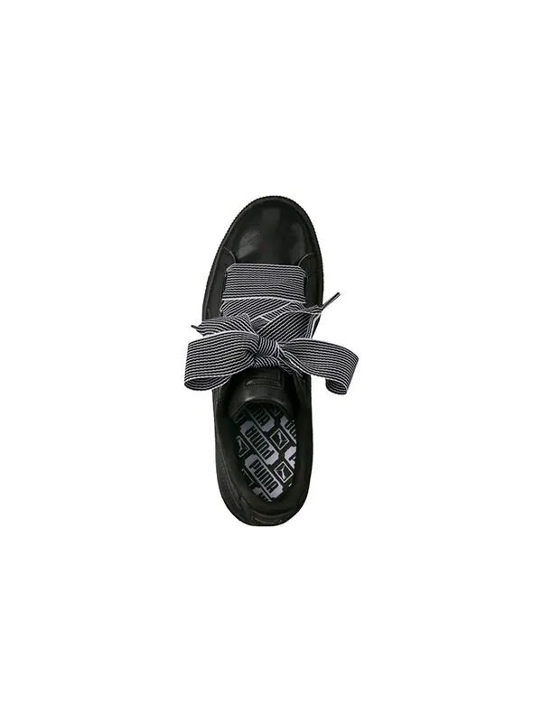 Кроссовки enzobasket heart black/gold Puma — изображение 3 из 4, черный/золотистый